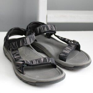 Teva Men's Hurricane XLT2 Strappy Hiking Sandals Gray/Black Size 10